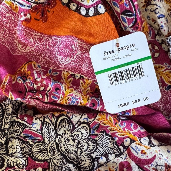 NWT Free People Boho Trapeze Tunic Top L - Picture 9 of 9
